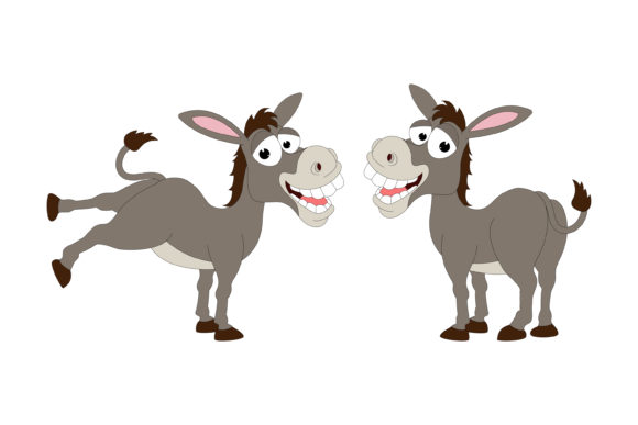 Exploring the Charm of Cute Donkey Animal Cartoon